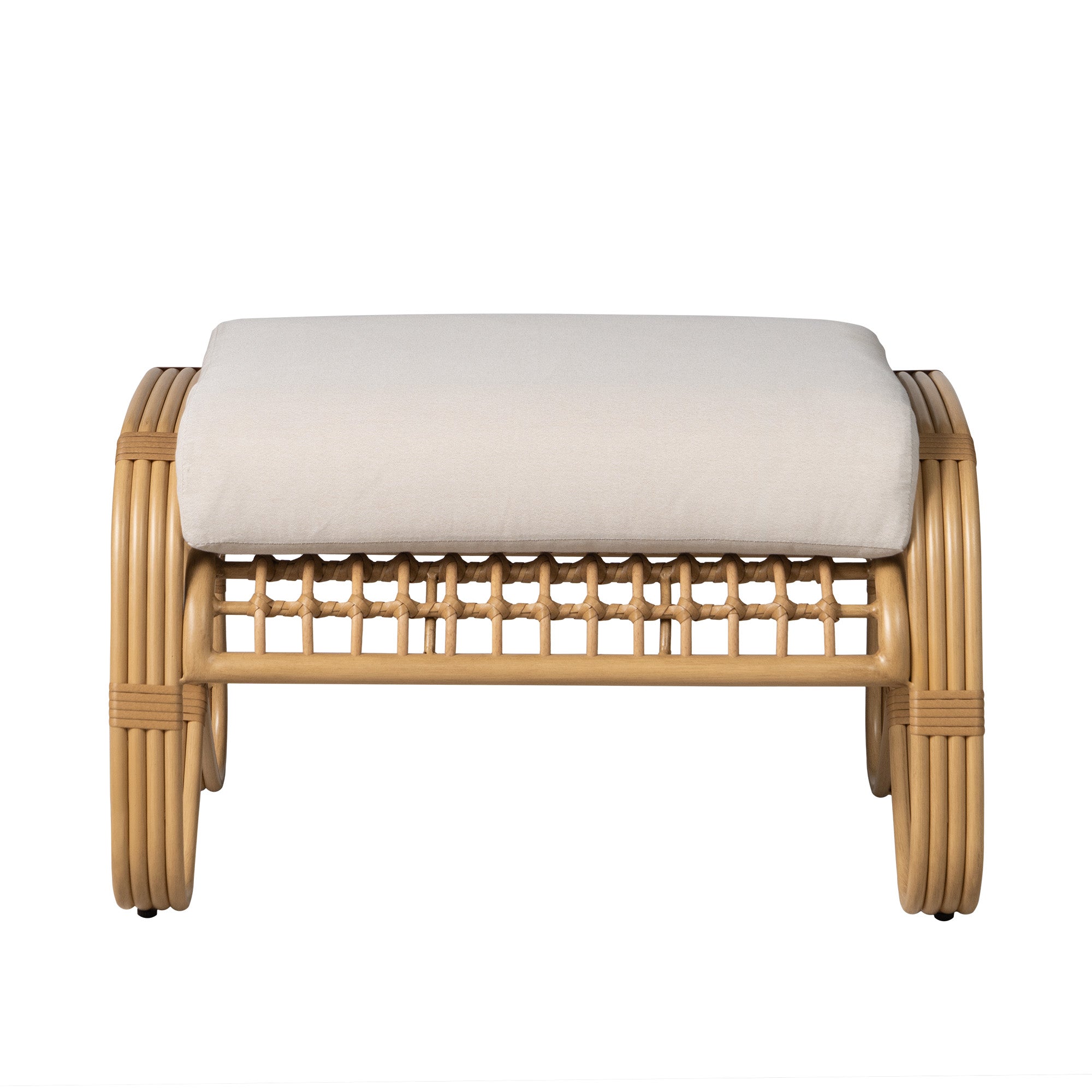 Lloyd Flanders Riviera Aluminum Outdoor Ottoman
