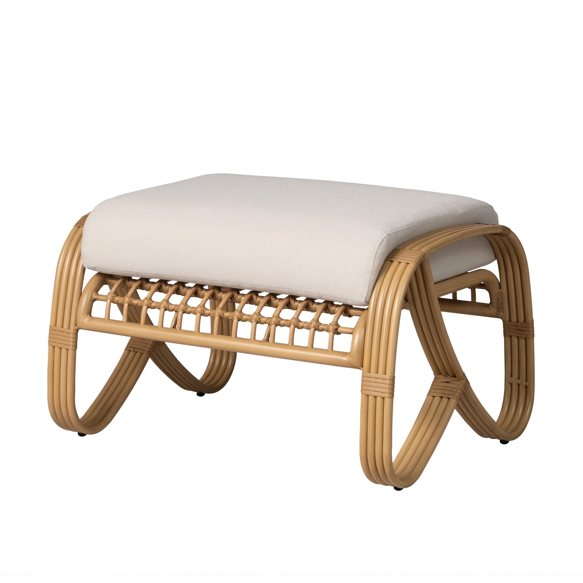 Lloyd Flanders Riviera Aluminum Outdoor Ottoman