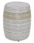 Loom Accent Table Taupe Rope-Garden Stools-Essentials For Living-LOOMLAN