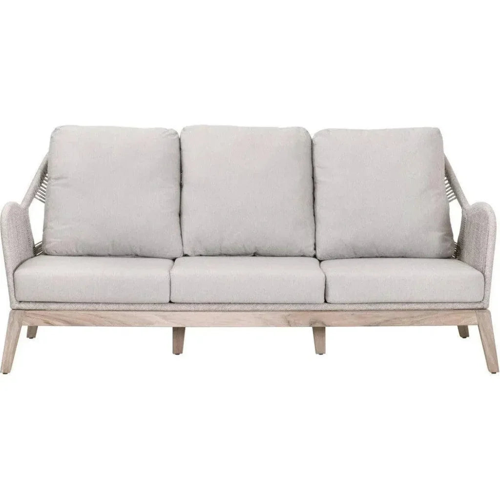 Loom Outdoor 79" All Weather Patio Rope Sofa Cushions - LOOMLAN - Essentials For Living - Outdoor Sofas & Loveseats