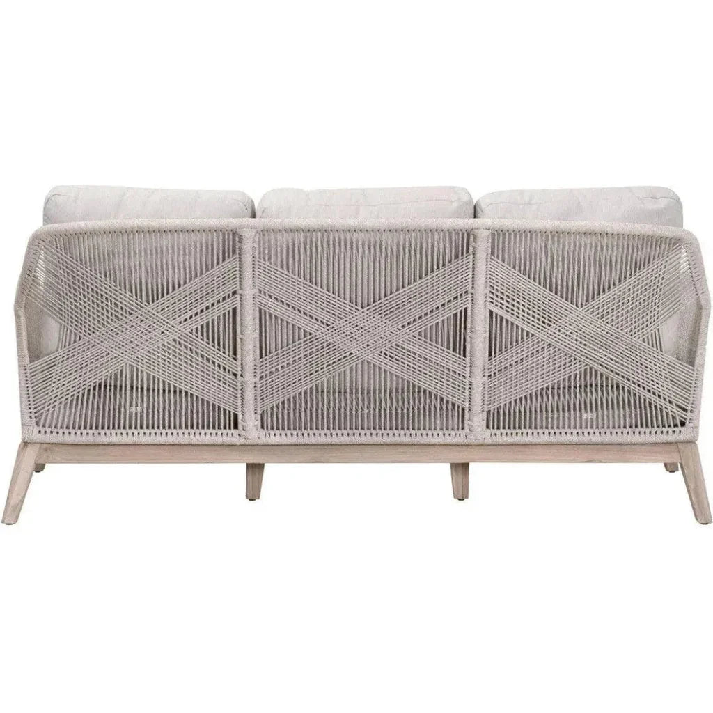 Loom Outdoor 79" All Weather Patio Rope Sofa Cushions - LOOMLAN - Essentials For Living - Outdoor Sofas & Loveseats