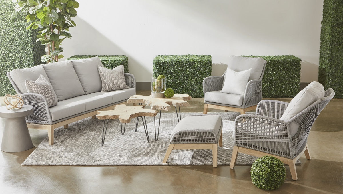 Loom Olefin Outdoor Club Chair