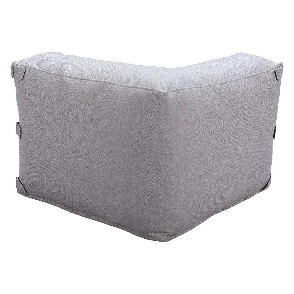 Luanda Corner Chair Gray-Outdoor Modulars-Zuo Modern-LOOMLAN