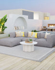 Zuo Modern Luanda Olefin Fabric Outdoor Ottoman