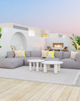 Zuo Modern Luanda Olefin Fabric Outdoor Ottoman
