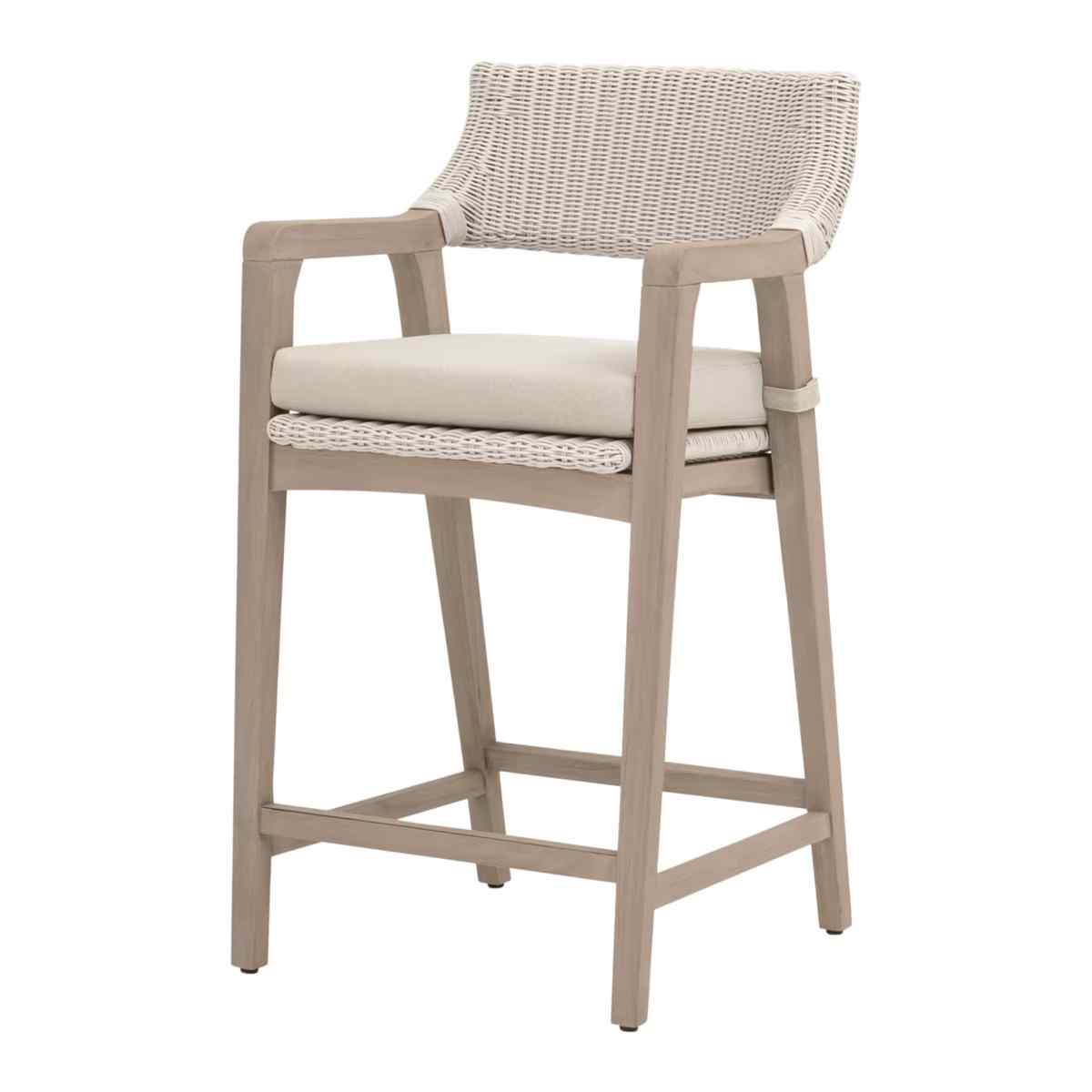 Lucia Olefin Fabric Outdoor Counter Stool