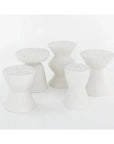 SUNPAN Lucida Concrete Outdoor Round End Table