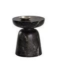 SUNPAN Lucida Concrete Outdoor Round End Table