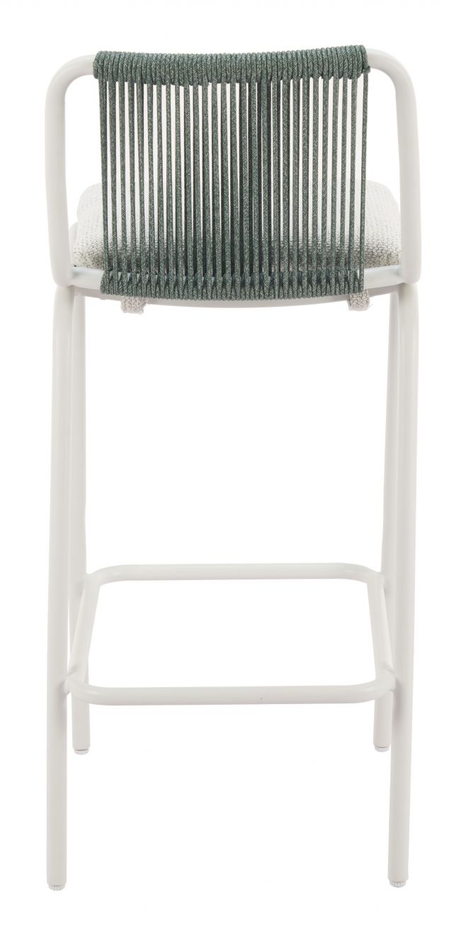 Zuo Modern Luft Olefin Fabric Outdoor Barstool 2PC