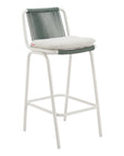 Zuo Modern Luft Olefin Fabric Outdoor Barstool 2PC