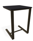 17.5" Square Marine Grade Polymer Side Table