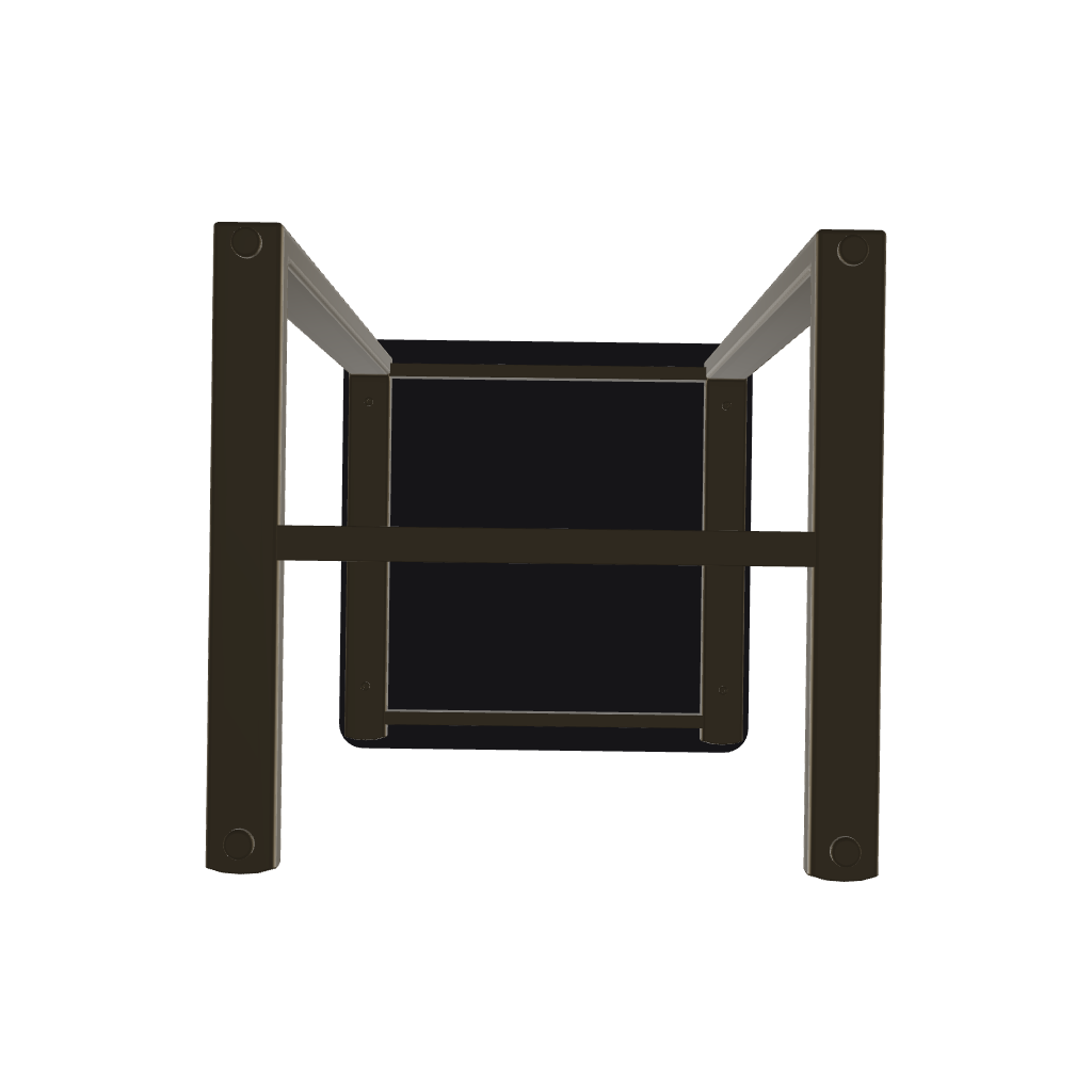 17.5&quot; Square Marine Grade Polymer Side Table