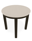 21" Round Marine Grade Polymer Deluxe End Table