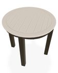 21" Round Marine Grade Polymer Deluxe End Table