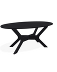 24" x 42" Durable Marine Grade Polymer Oval Coffee Table