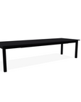 42" x 120" Rustic Polymer Top  Rectangular Extension Dining Table