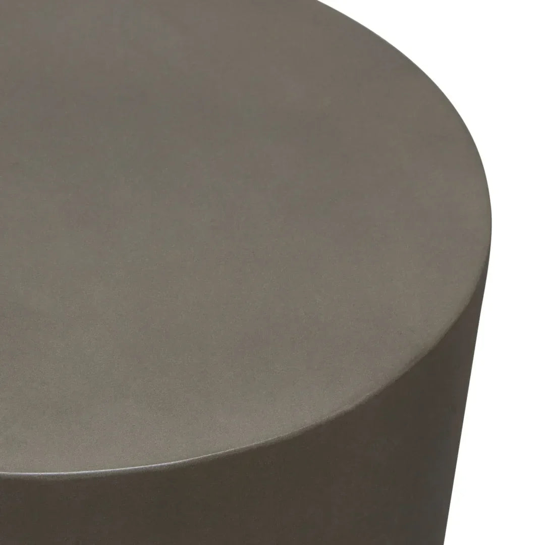 Montage Natural Cement Outdoor End Table