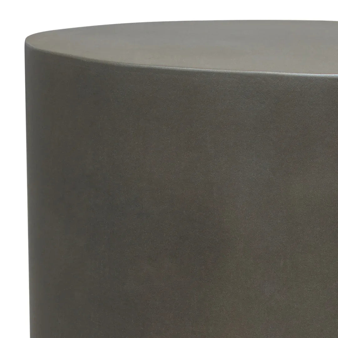 Montage Natural Cement Outdoor End Table