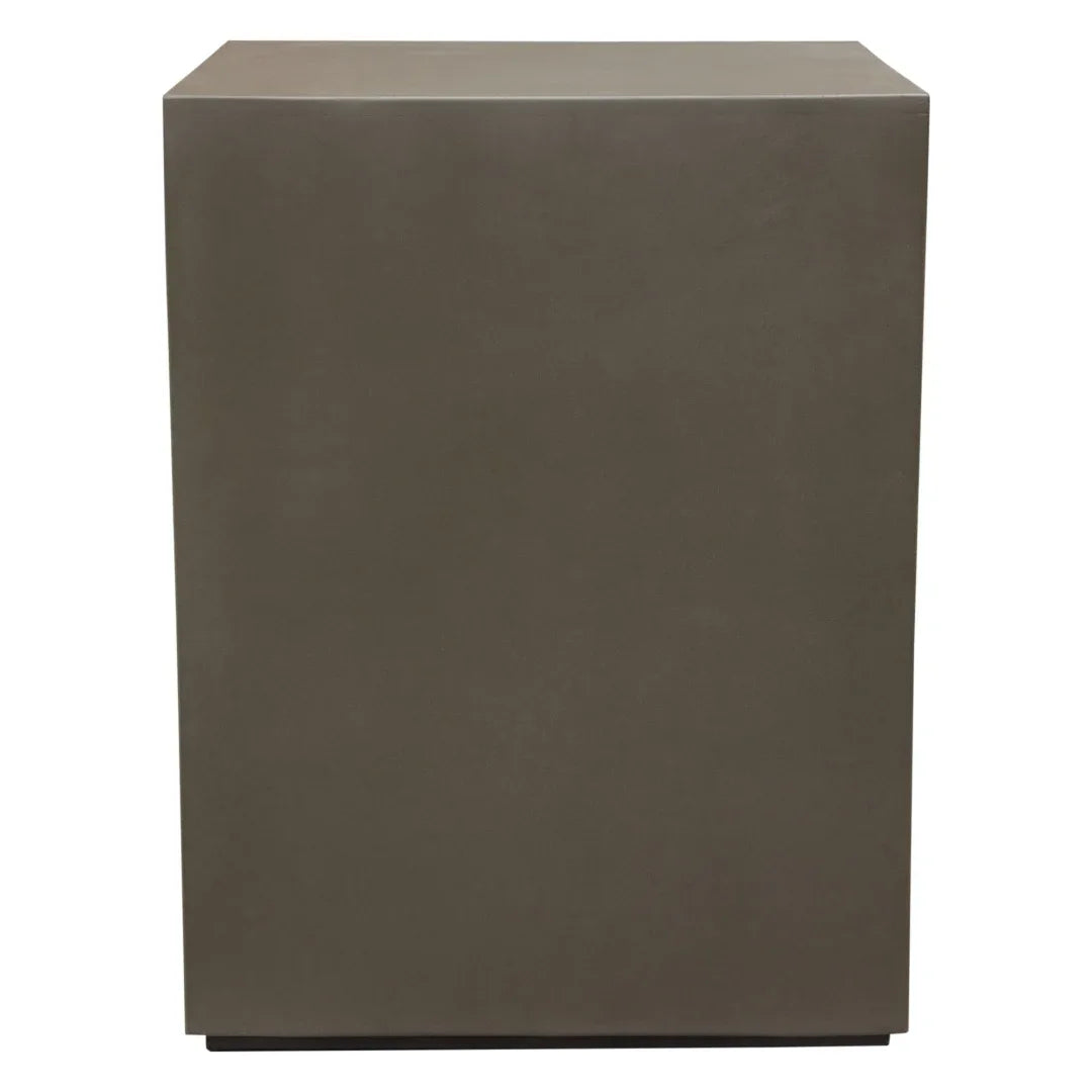 Montage Natural Cement Outdoor End Table