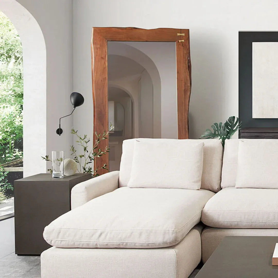 Montage Natural Cement Outdoor End Table