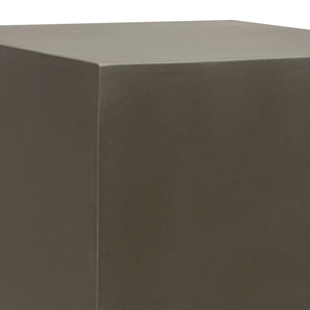 Montage Natural Cement Outdoor End Table