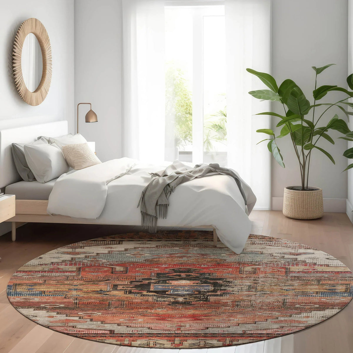 Addison Rugs Maeain Paprika Washable Indoor-Outdoor Rug