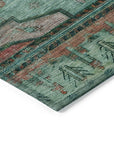 Addison Rugs Maeain Teal Washable Indoor-Outdoor Rug