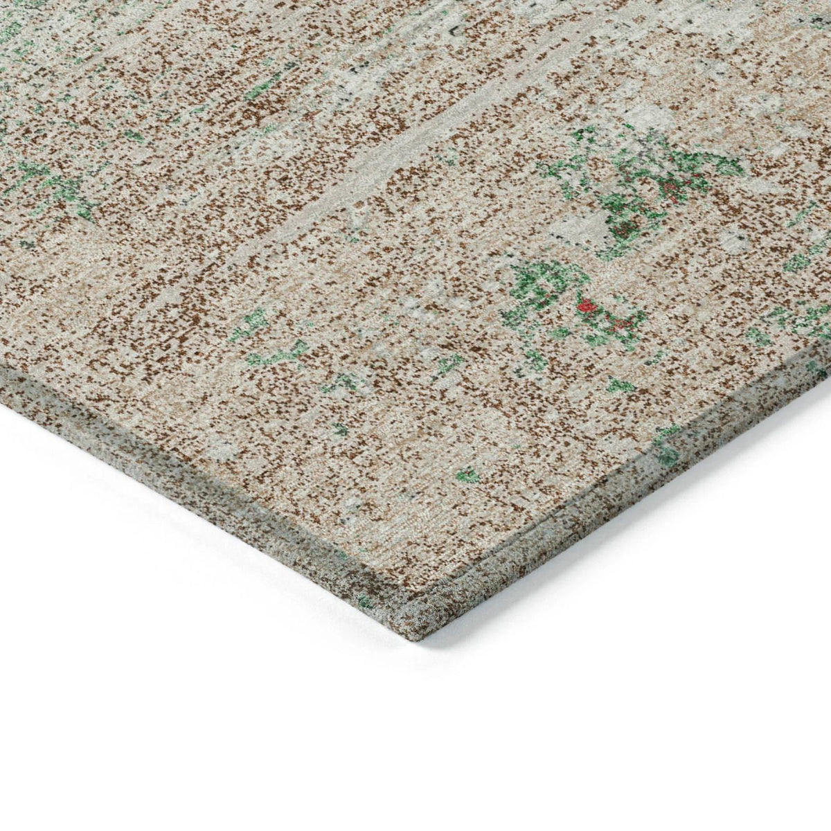 Addison Rugs Maeanor Brown Washable Indoor-Outdoor Rug