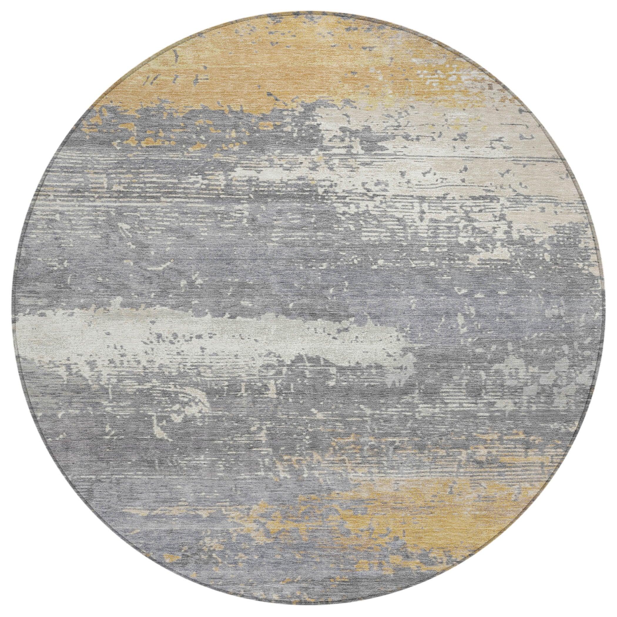 Addison Rugs Maeanor Gold Washable Indoor-Outdoor Rug
