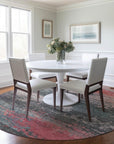 Maeanor Orange Washable Indoor-Outdoor Rug