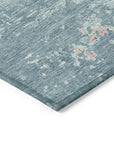 Addison Rugs Maeara Teal Washable Indoor-Outdoor Rug