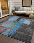 Addison Rugs Maearis Blue Washable Indoor-Outdoor Rug