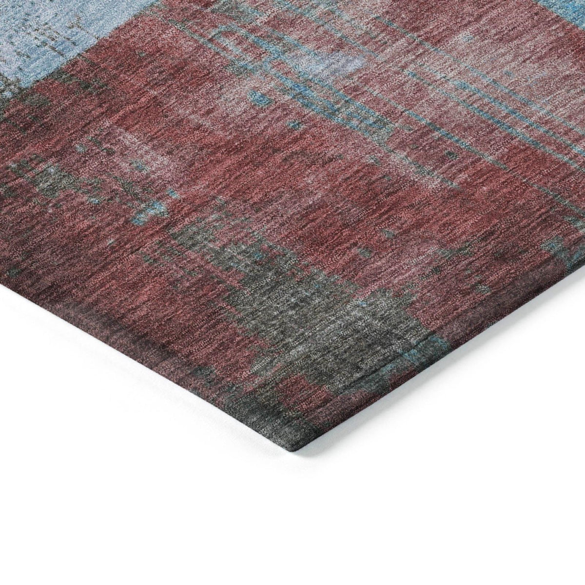 Addison Rugs Maearis Blue Washable Indoor-Outdoor Rug