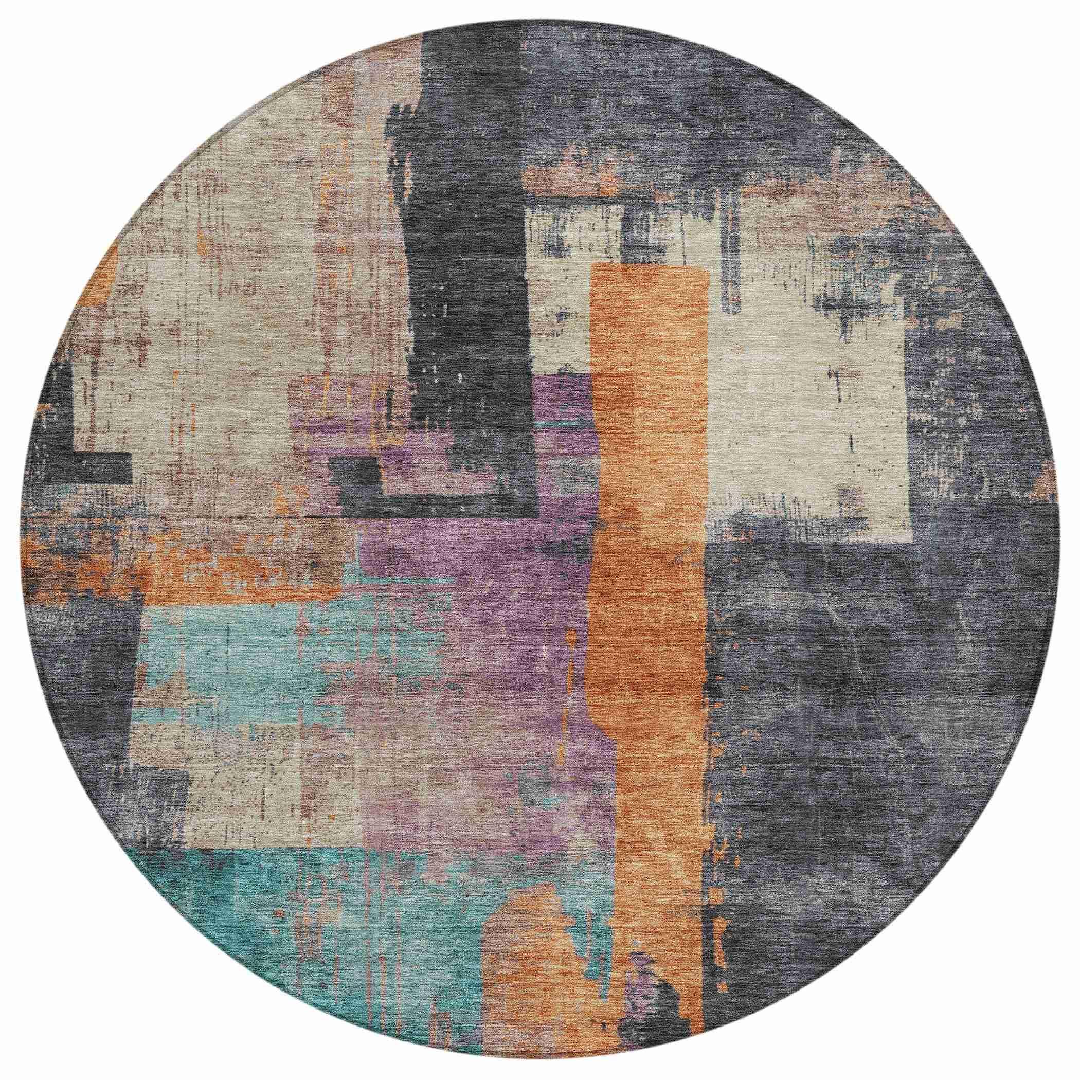 Addison Rugs Maearis Gray Washable Indoor-Outdoor Rug