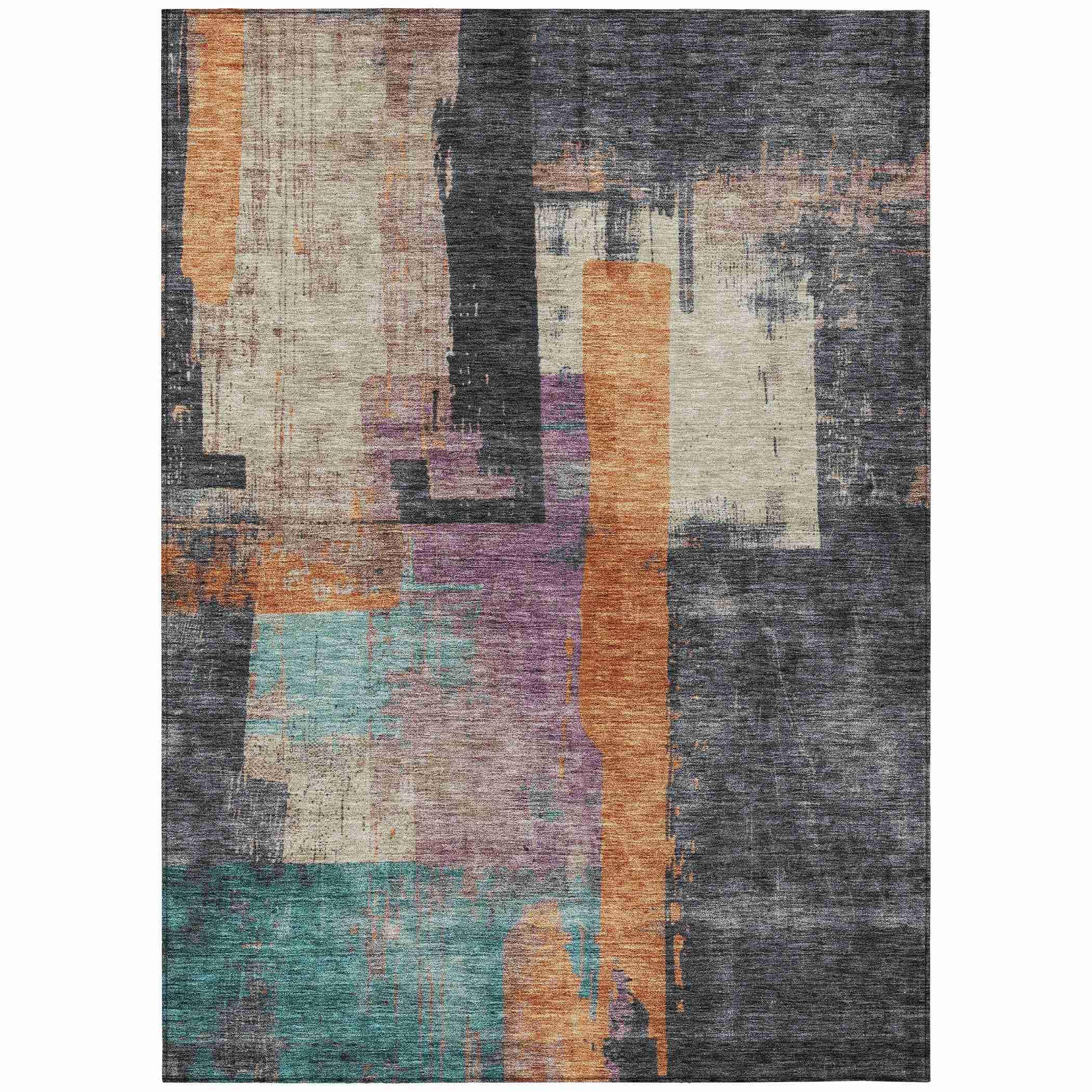 Addison Rugs Maearis Gray Washable Indoor-Outdoor Rug