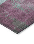 Addison Rugs Maearis Teal Washable Indoor-Outdoor Rug