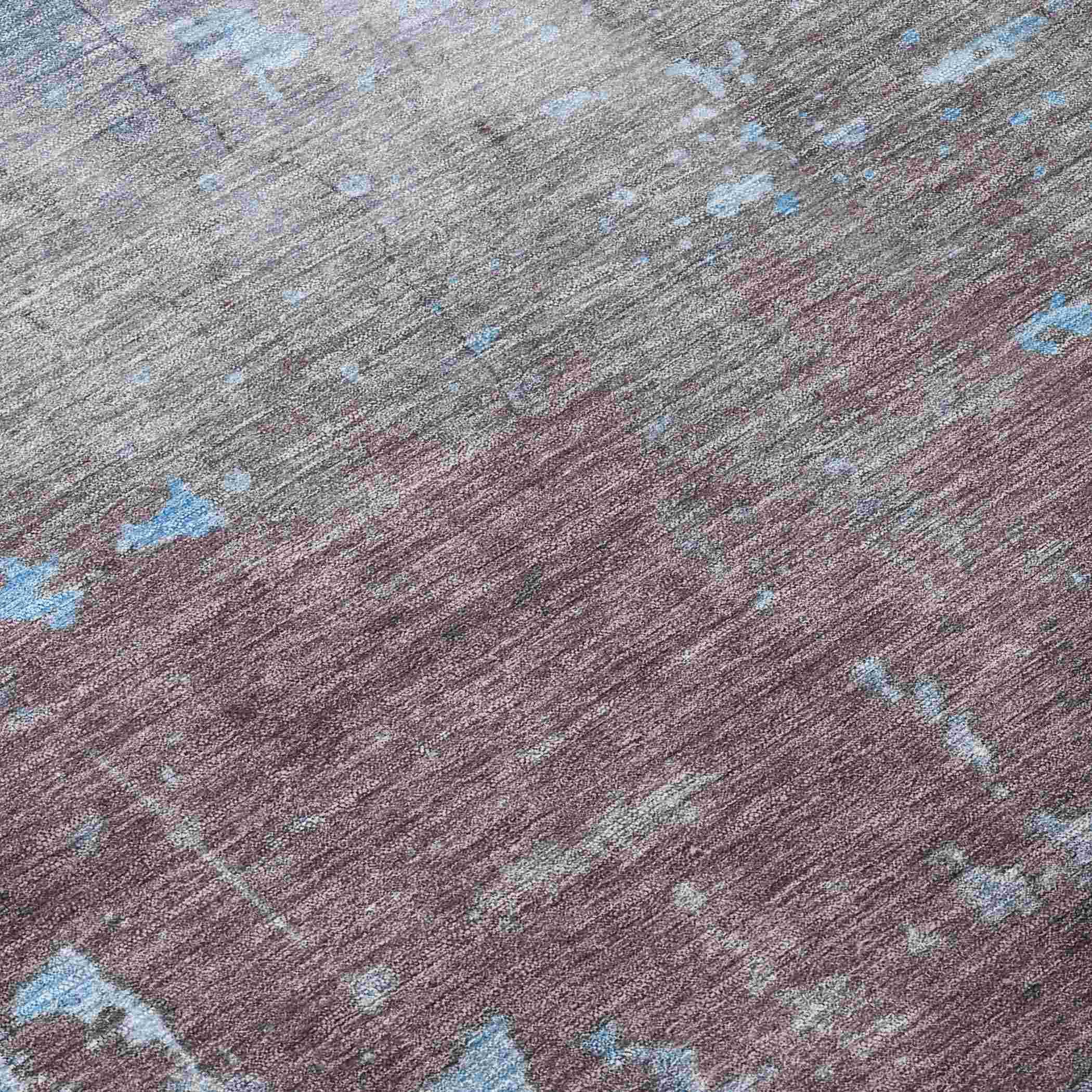 Addison Rugs Maeel Blue Washable Indoor-Outdoor Rug