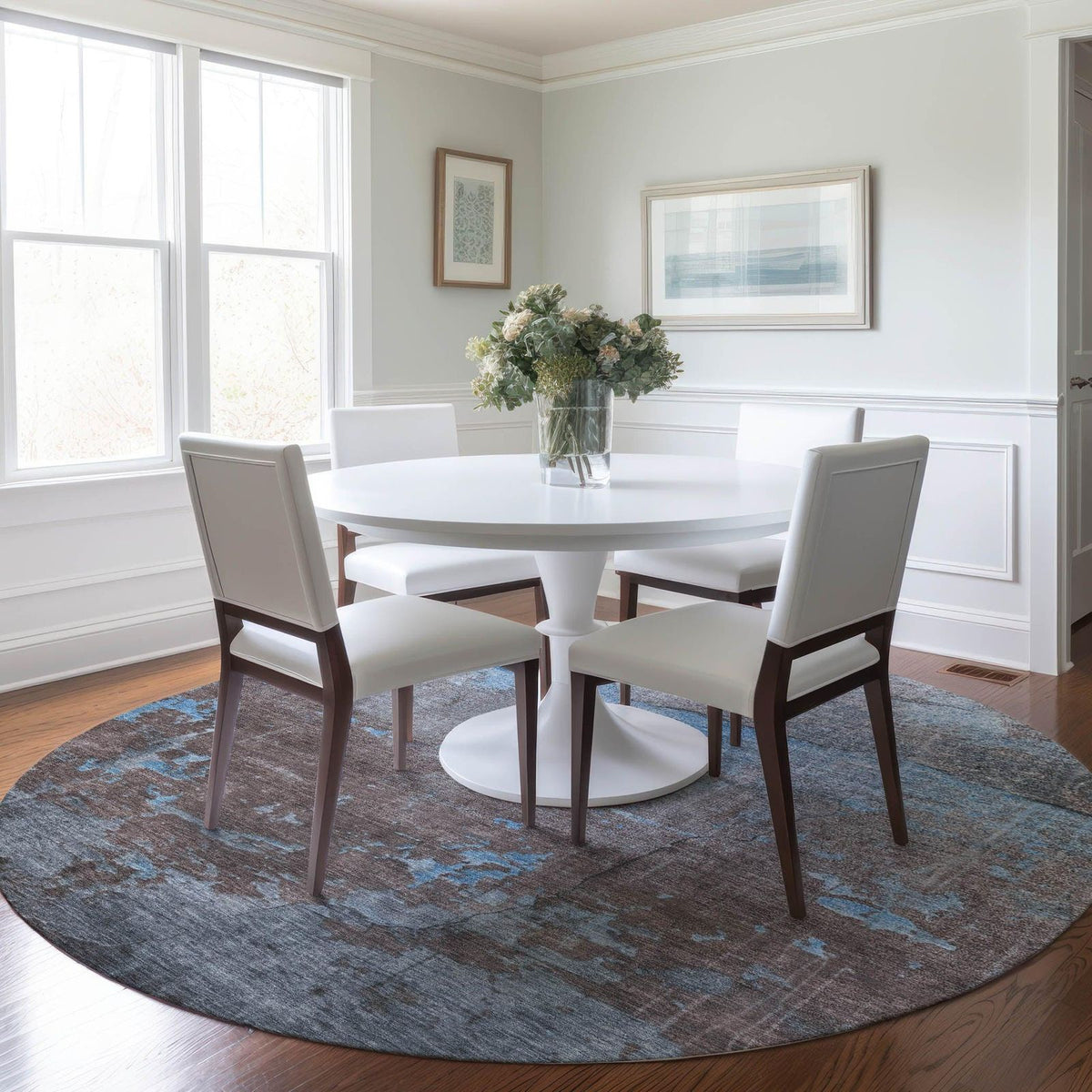 Addison Rugs Maeel Blue Washable Indoor-Outdoor Rug