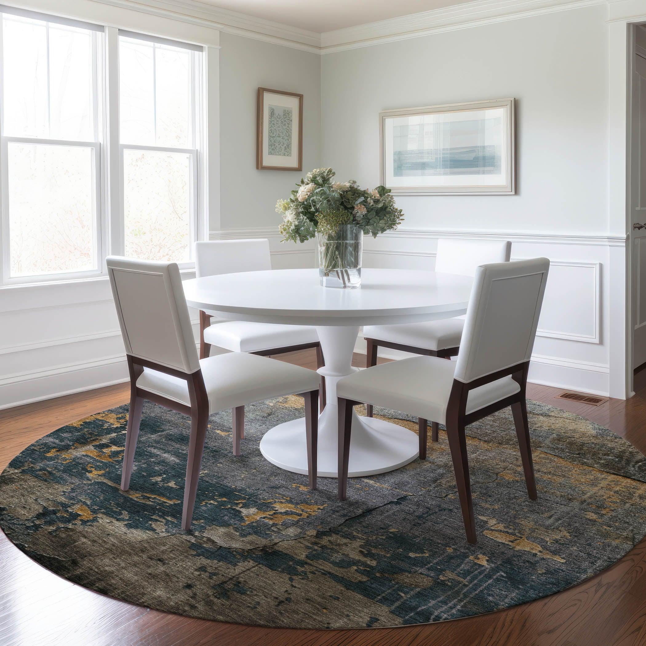 Addison Rugs Maeel Gray Washable Indoor-Outdoor Rug