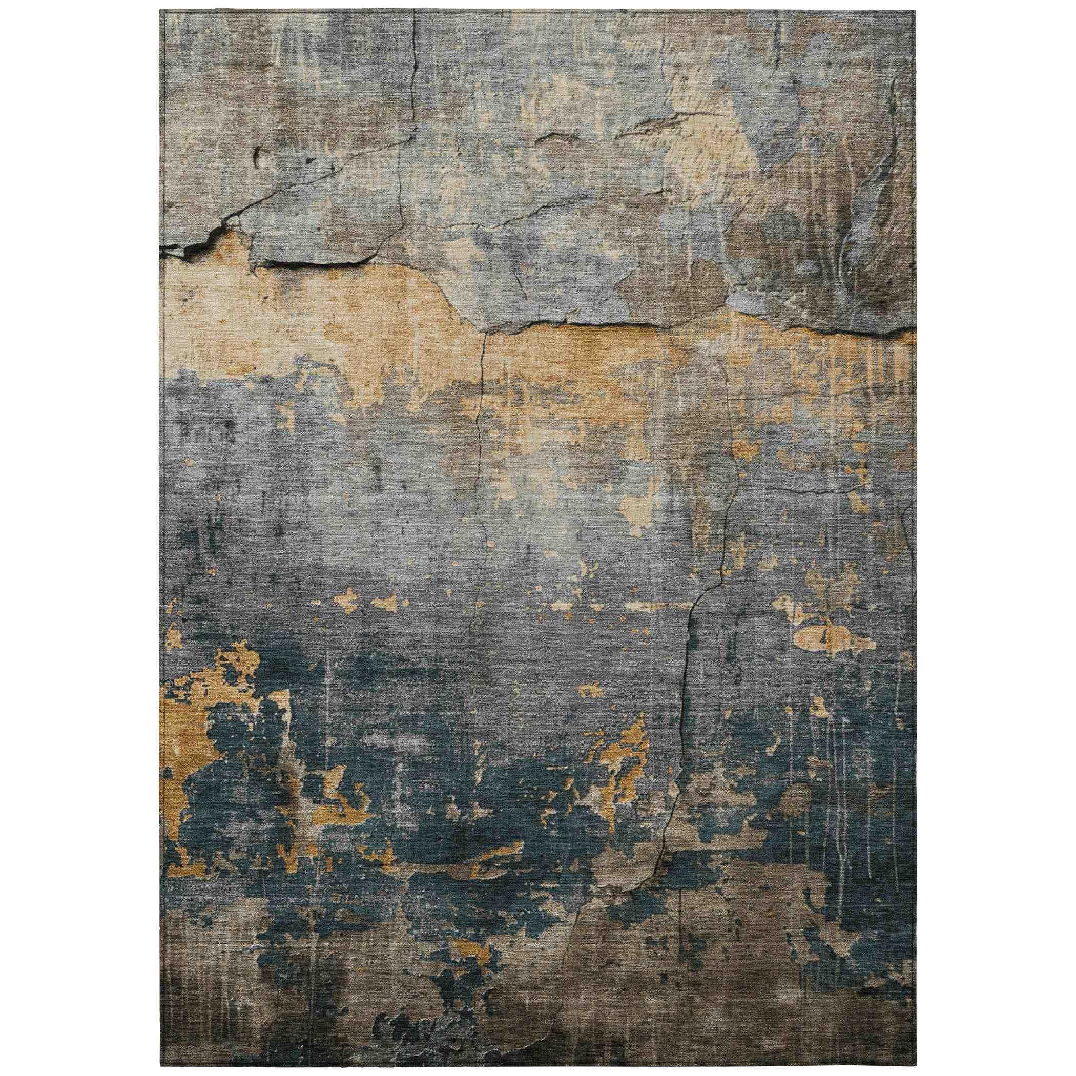 Addison Rugs Maeel Gray Washable Indoor-Outdoor Rug