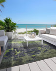 Addison Rugs Maeel Green Washable Indoor-Outdoor Rug