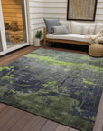 Addison Rugs Maeel Green Washable Indoor-Outdoor Rug