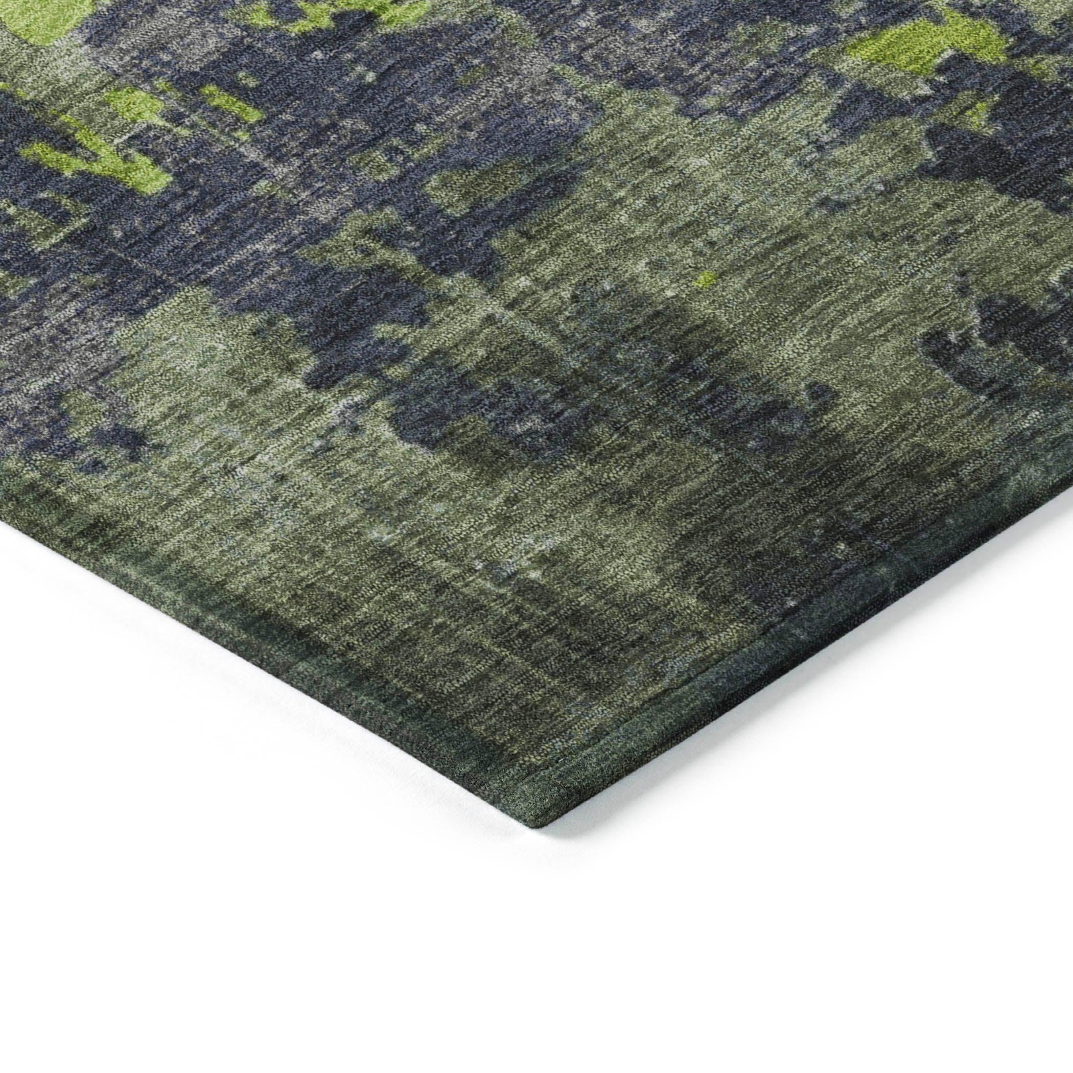 Addison Rugs Maeel Green Washable Indoor-Outdoor Rug