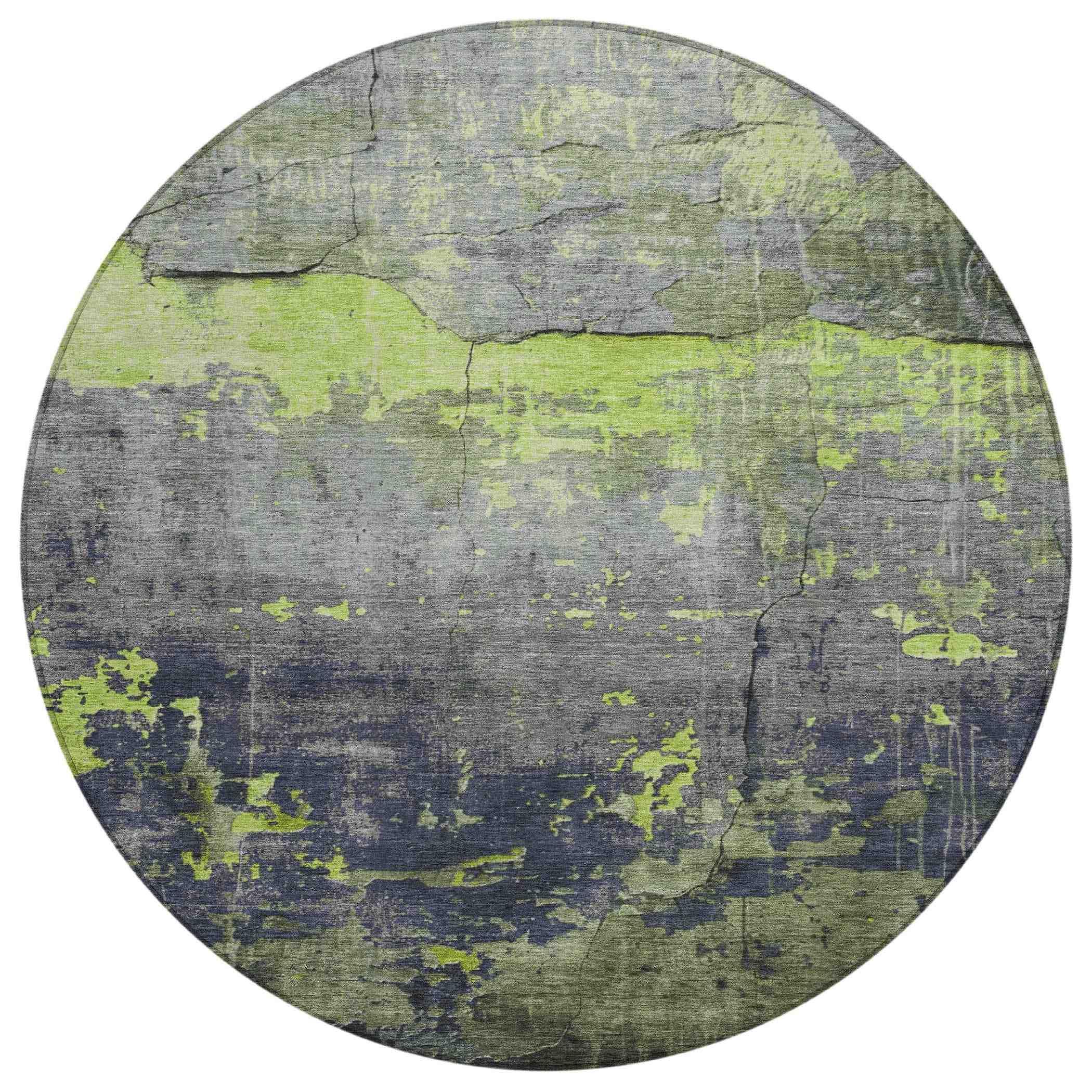 Addison Rugs Maeel Green Washable Indoor-Outdoor Rug