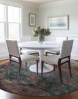 Addison Rugs Maeel Orange Washable Indoor-Outdoor Rug