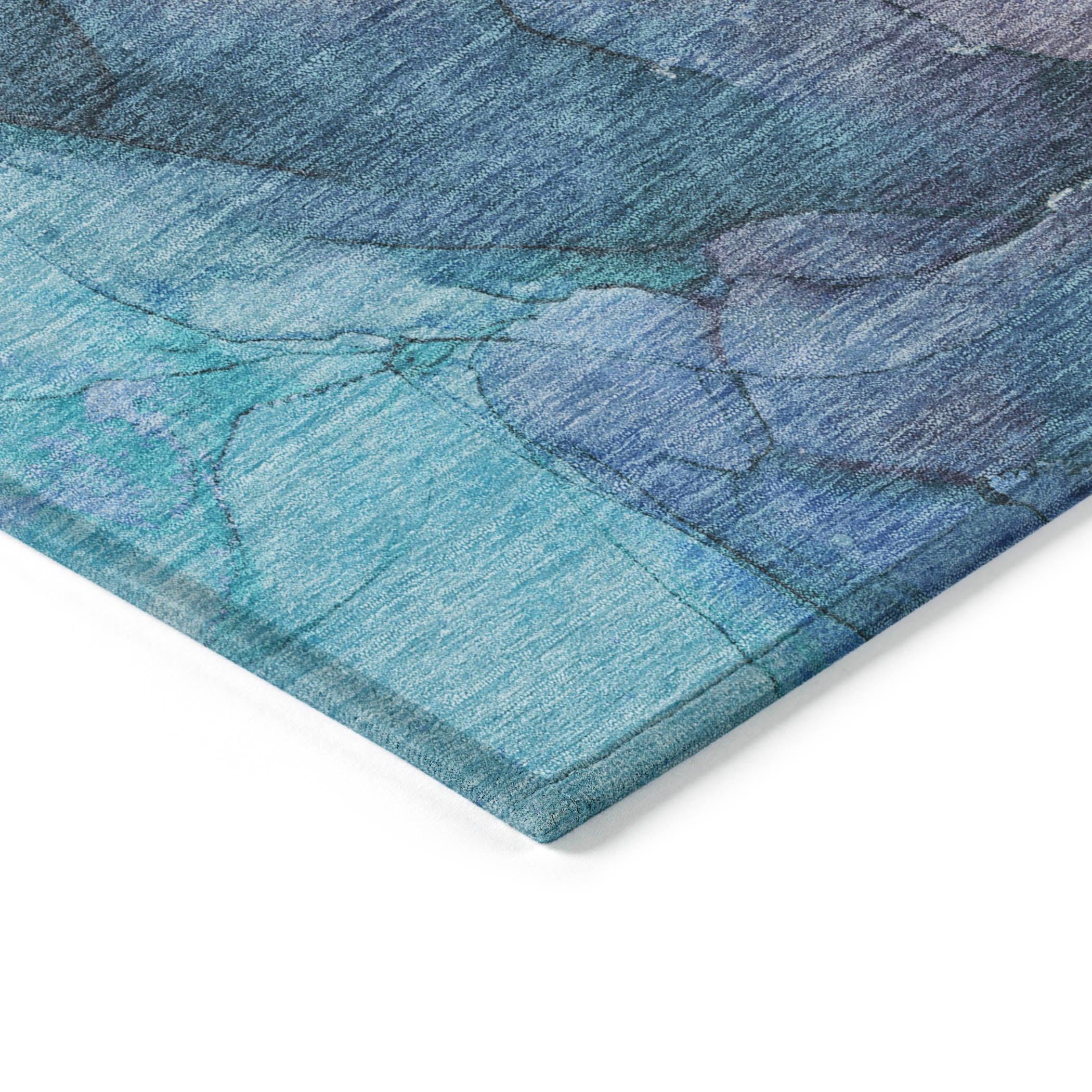 Addison Rugs Maeira Blue Washable Indoor-Outdoor Rug