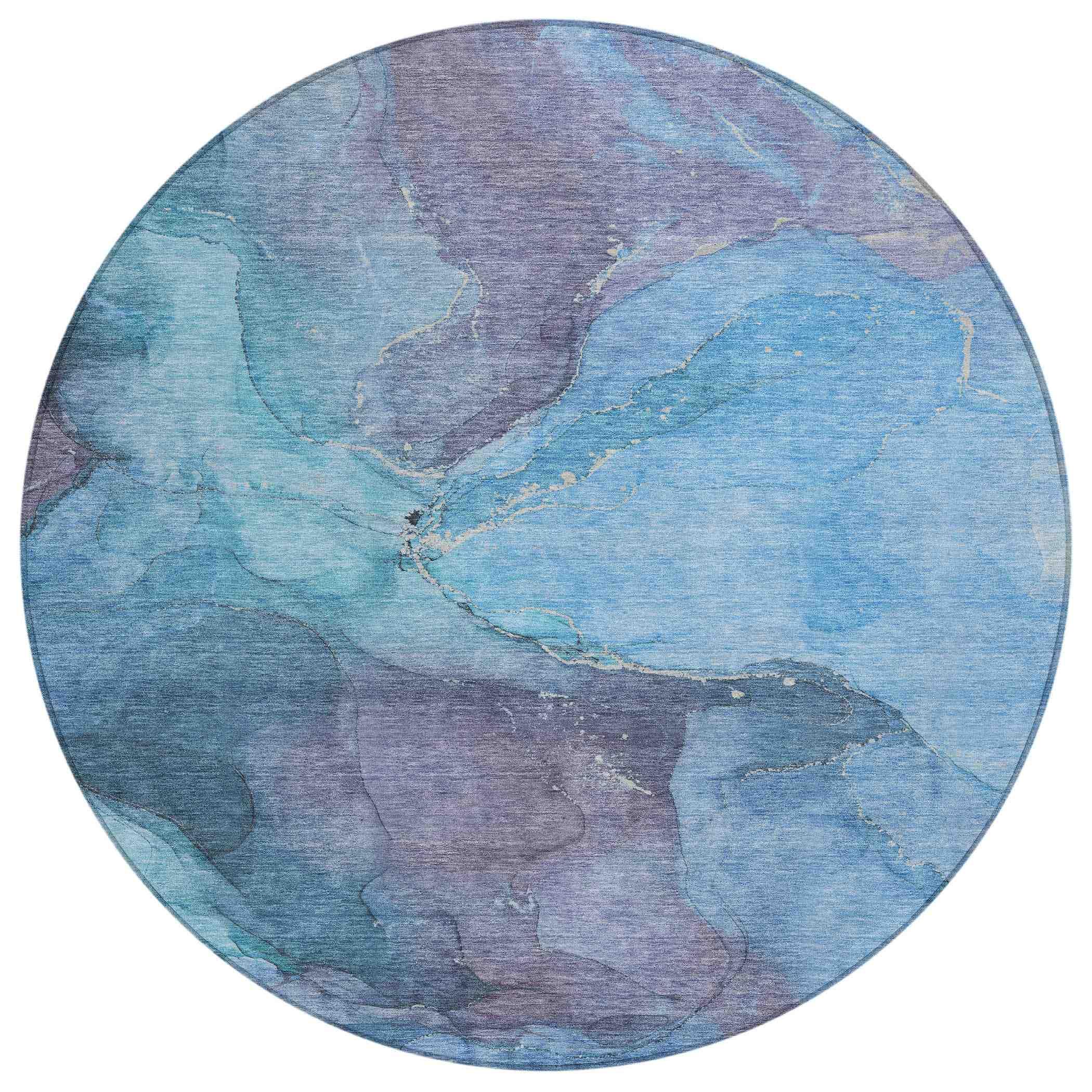 Addison Rugs Maeira Blue Washable Indoor-Outdoor Rug