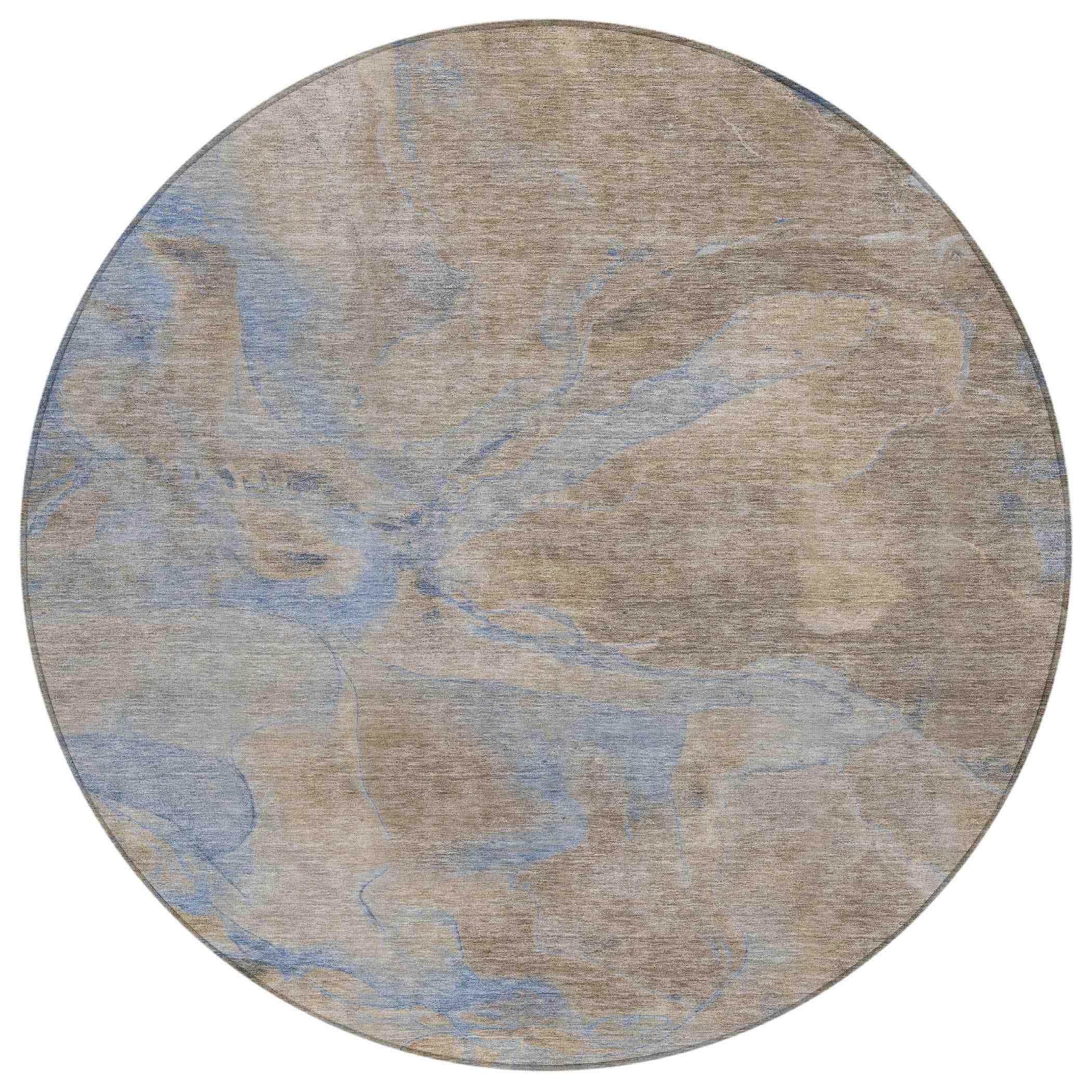 Addison Rugs Maeira Brown Washable Indoor-Outdoor Rug