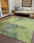 Addison Rugs Maeira Green Washable Indoor-Outdoor Rug