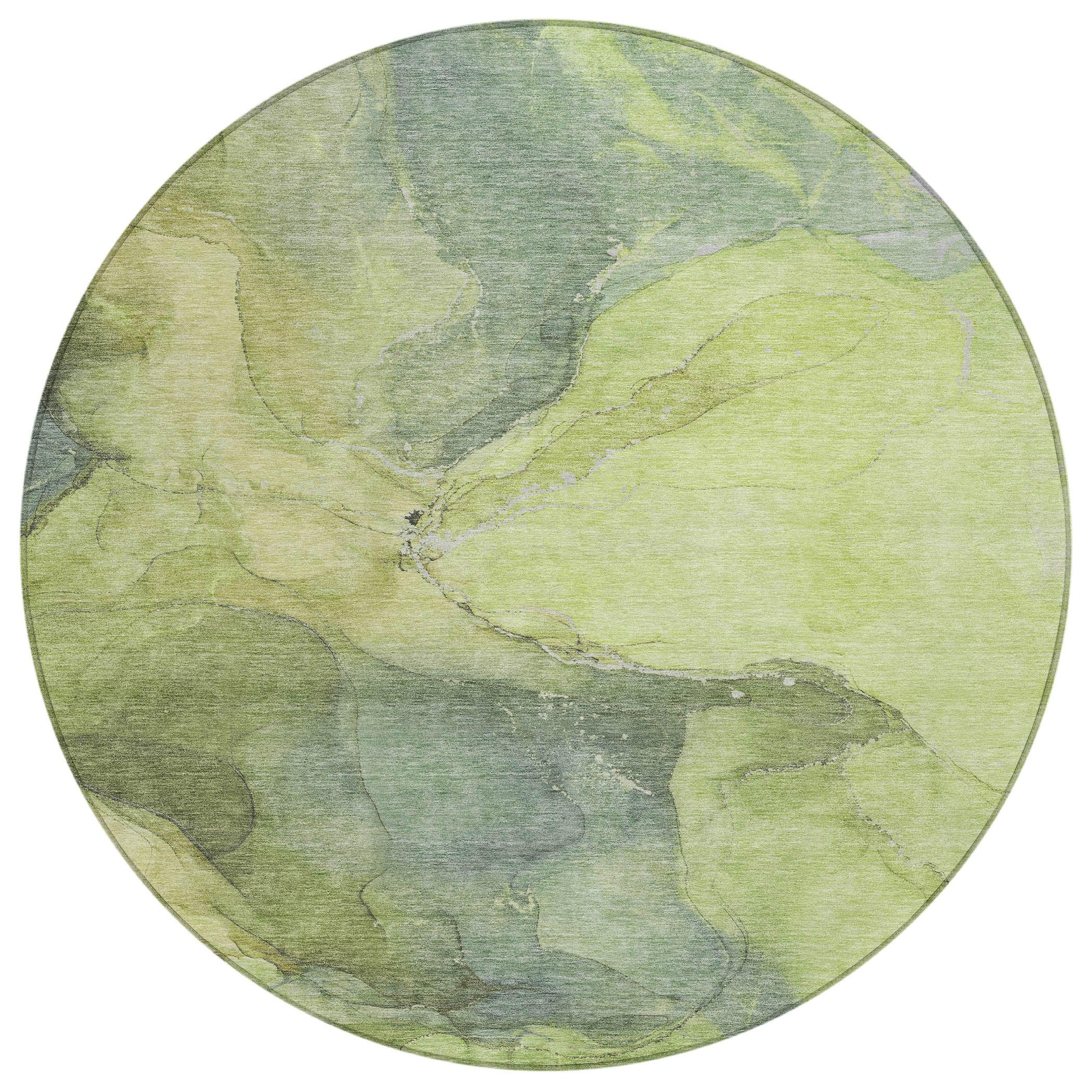Addison Rugs Maeira Green Washable Indoor-Outdoor Rug